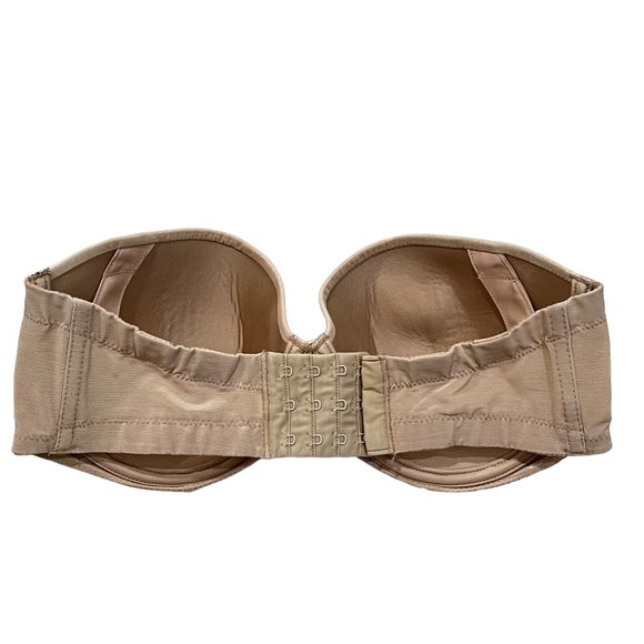 Chantelle 32DD Sublime Strapless Bra #3954 Beige - Picture 3 of 5